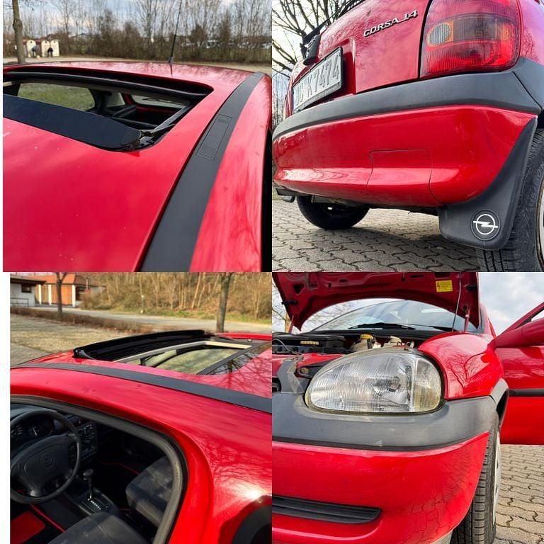 Gebraucht Opel Corsa 51 PS (37 kW) 1998 Rot Kleinwagen