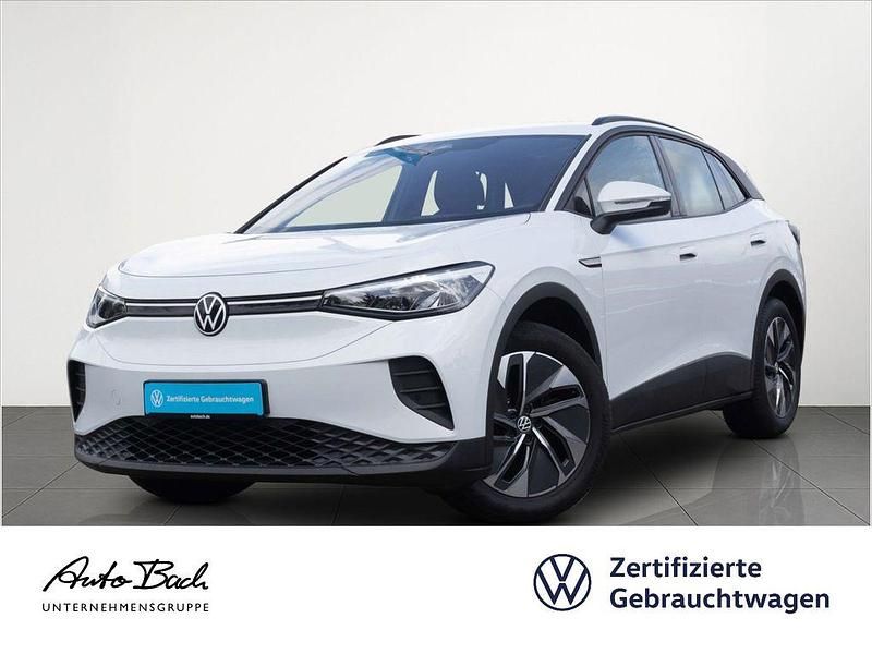 Weiß (gletscherweiß metallic/gletscherweiß metallic) Gebraucht 2022 VW ID.4 Pure SUV | 25.740 € (Fairer Preis) - Bild 1/4