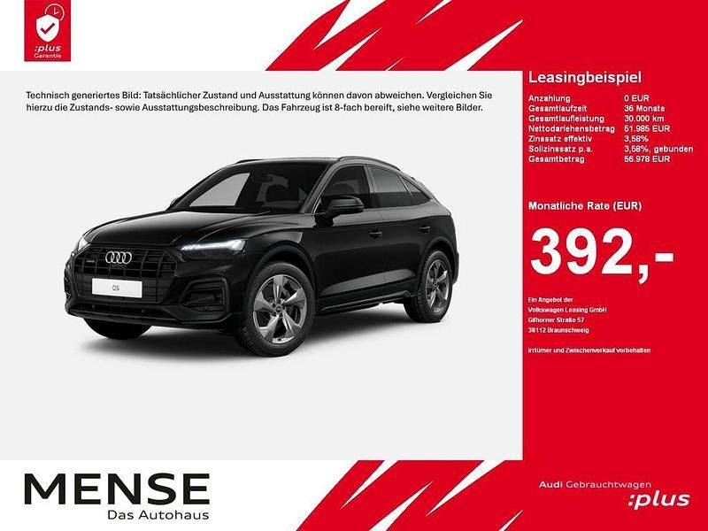 Mythosschwarz Gebraucht 2024 Audi Q5 Sportback Advanced SUV | 51.985 € (Etwas zu teuer) - Bild 1/4