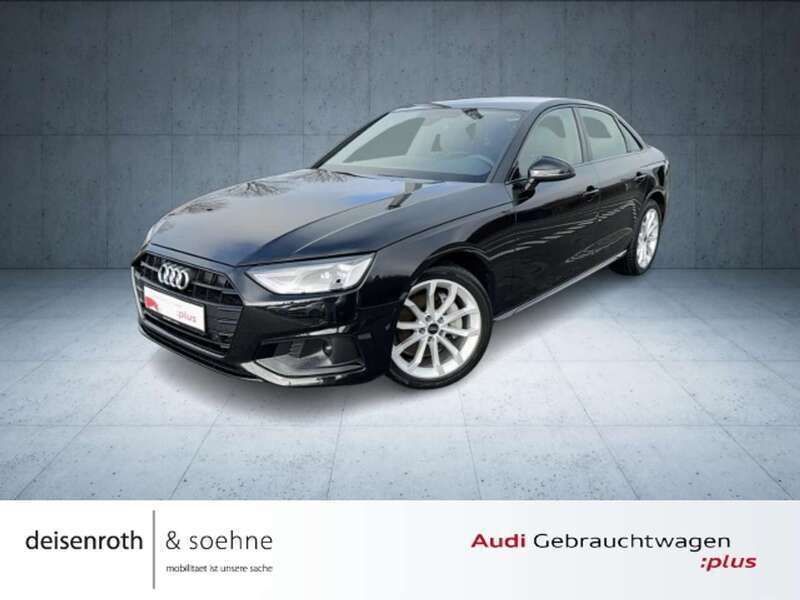 Mythosschwarz metallic Gebraucht 2023 Audi A4 Advanced Plus Limousine | 36.840 € (Fairer Preis) - Bild 1/3