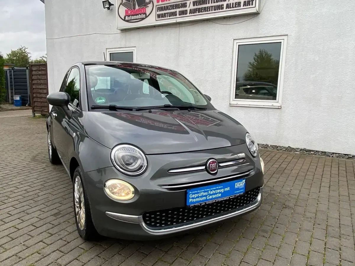 Gebraucht Fiat 500 Lounge 69 PS (50 kW) 2017 Grau Kleinwagen
