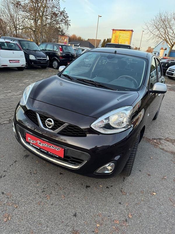 Schwarz Gebraucht 2016 Nissan Micra N-TEC Kleinwagen | 6.950 € (Fairer Preis) - Bild 1/4