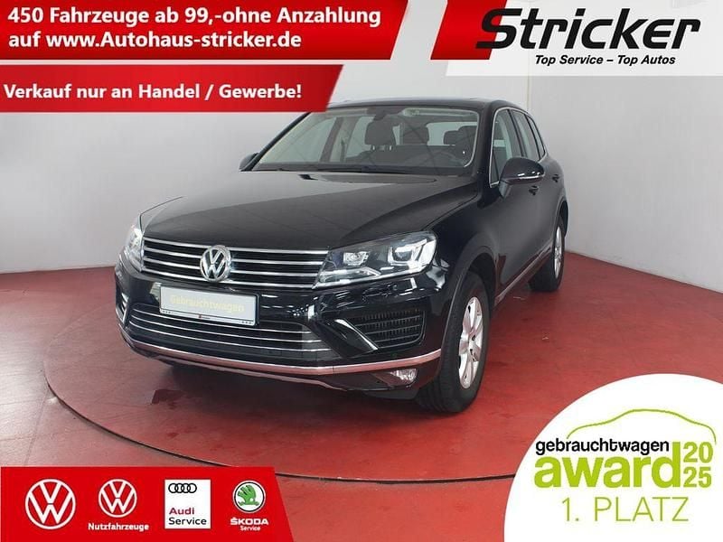 Schwarz (metallic) Gebraucht 2016 VW Touareg SUV | 19.999 € (Superpreis) - Bild 1/4