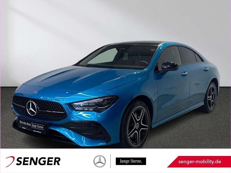 Lack hyperblau Gebraucht 2025 Mercedes CLA250e AMG Limousine | 42.770 € (Teuer) - Bild 1/3