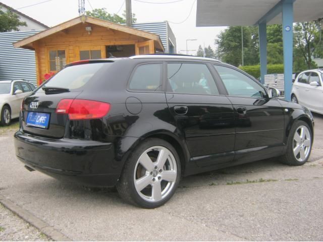 Gebraucht Audi A3 Sportback Ambition 140 PS (102 kW) 2006 Schwarz metallic Kleinwagen