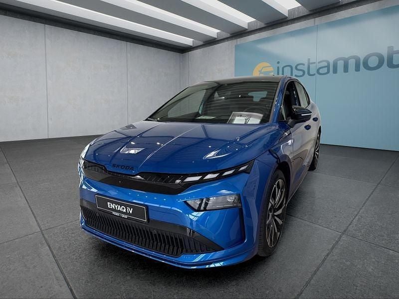 Blau Neu 2025 Skoda Enyaq iV SUV | 56.799 € (Teuer) - Bild 1/4