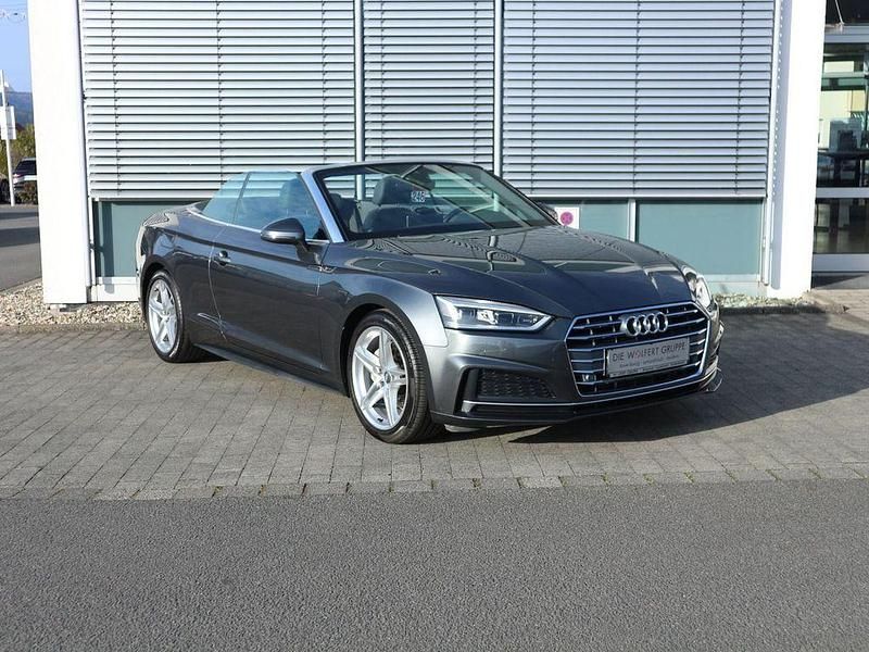 Gebraucht Audi A5 Cabriolet S-Line 190 PS (139 kW) 2017 Daytonagrau metallic Cabrio