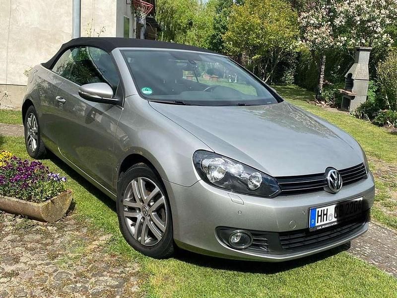 Silber Gebraucht 2011 VW Golf Cabriolet Cabrio | 6.600 € (Guter Preis) - Bild 1/4