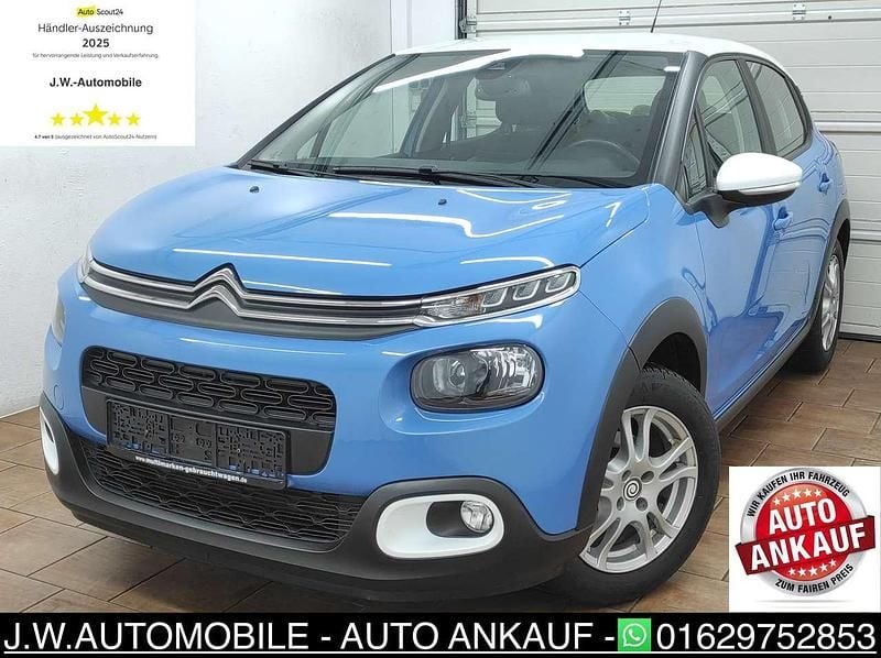 Cobalt blue Gebraucht 2019 Citroën C3 Feel Limousine | 6.799 € (Guter Preis) - Bild 1/4