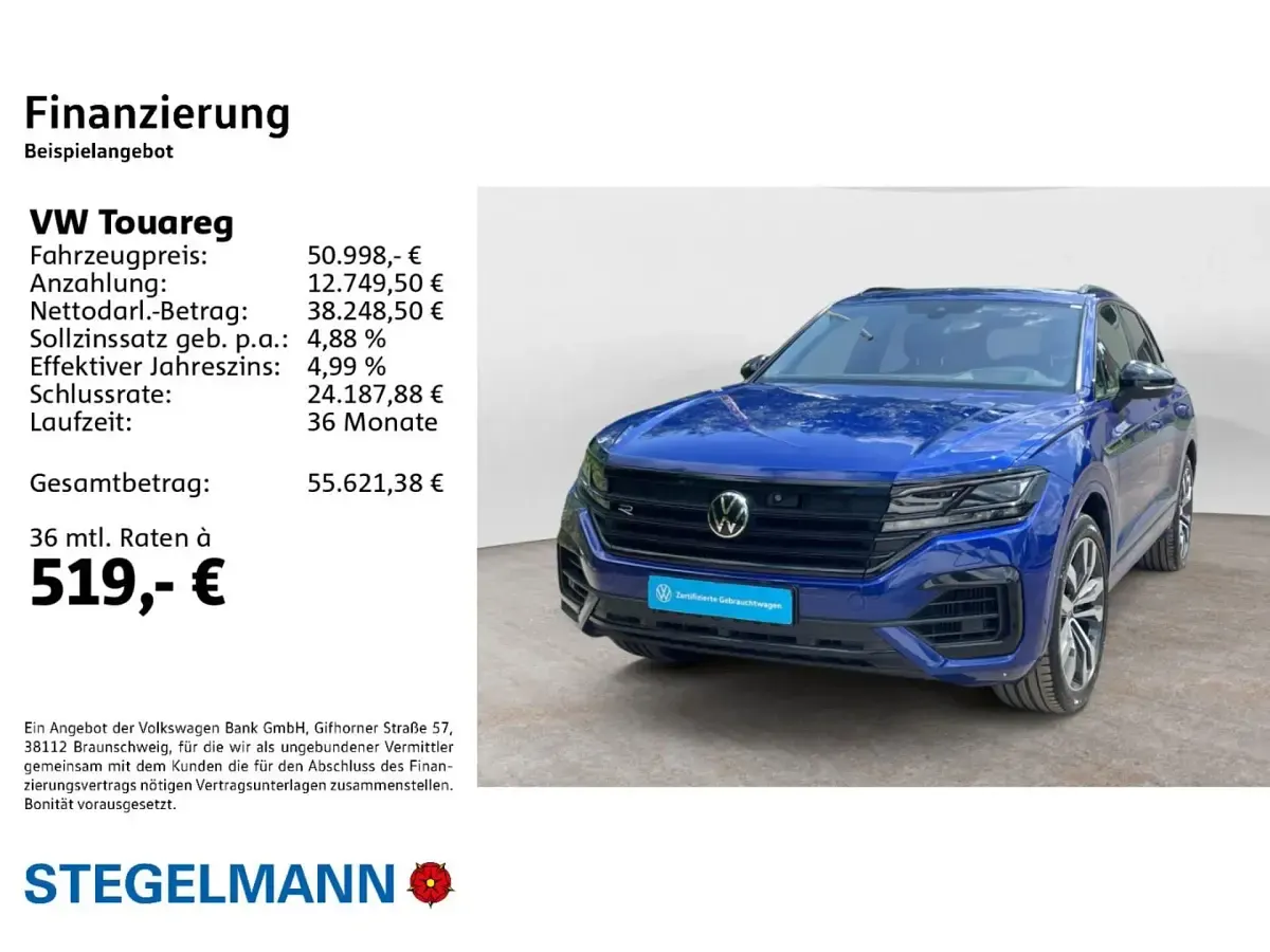 Gebraucht VW Touareg R 462 PS (339 kW) 2022 Blau SUV