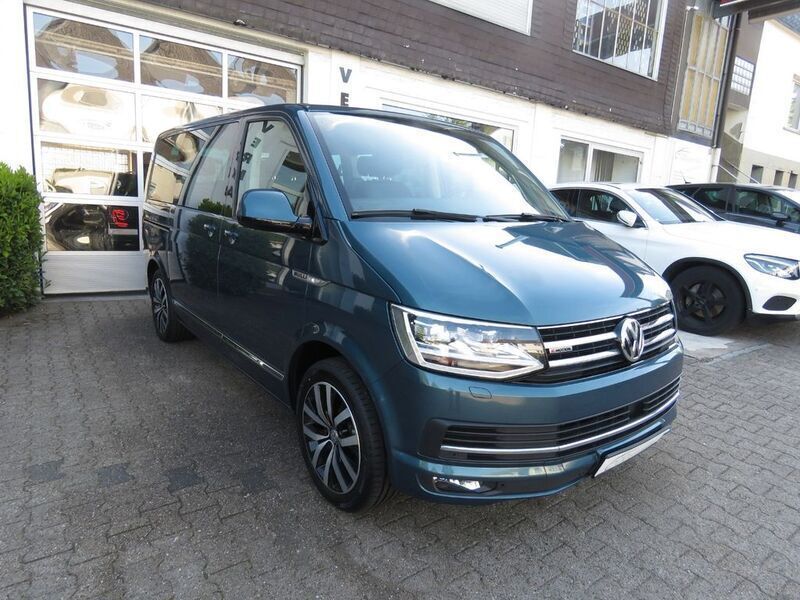 Grün Gebraucht 2016 VW T6 Highline Van | 29.900 € (Teuer) - Bild 1/4