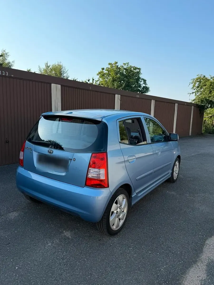 Gebraucht Kia Picanto EX 65 PS (47 kW) 2007 Blau Kleinwagen
