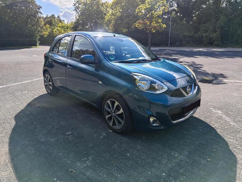 Blau Gebraucht 2015 Nissan Micra Kleinwagen | 5.300 € - Bild 1/4