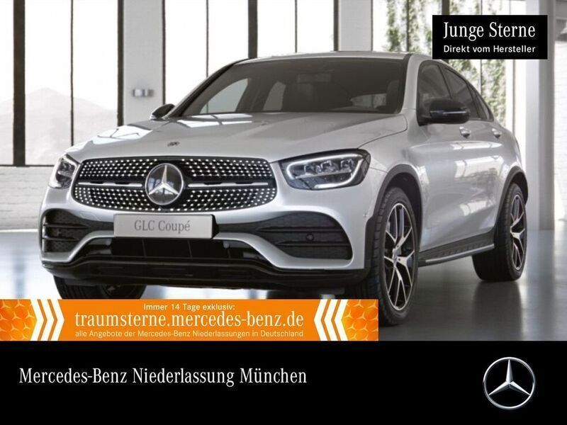 Diamantweiß Gebraucht 2022 Mercedes GLC300e AMG Coupé | 49.890 € (Fairer Preis) - Bild 1/3