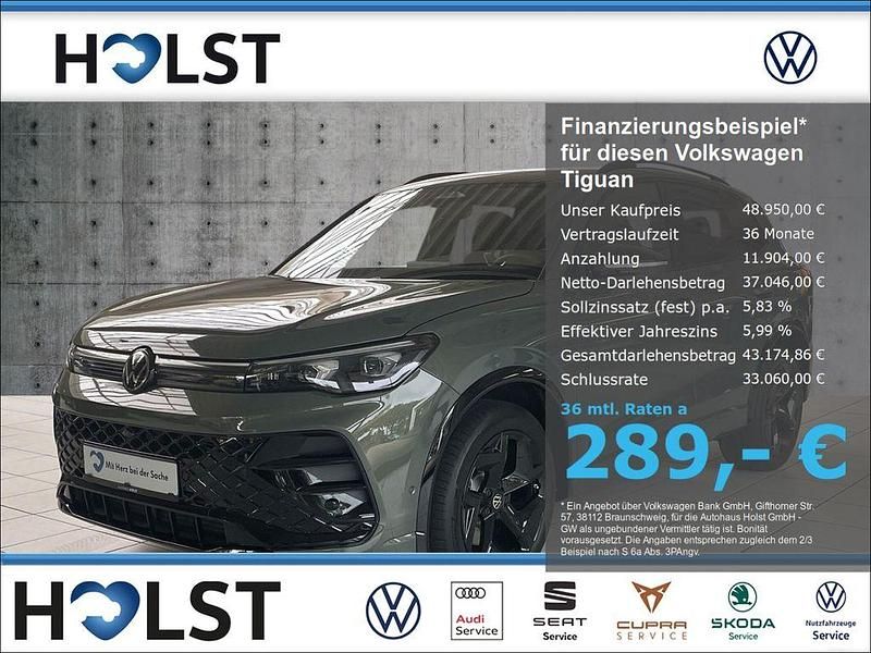 Grün Gebraucht 2025 VW Tiguan R-line SUV | 48.950 € (Teuer) - Bild 1/4