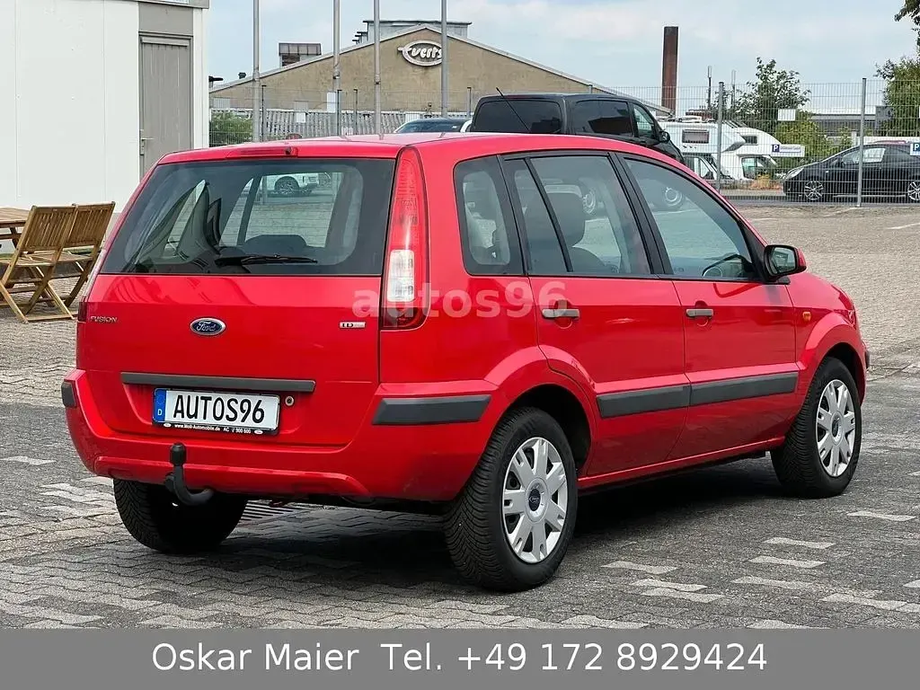 Gebraucht Ford Fusion 68 PS (50 kW) 2006 Rot Kleinwagen