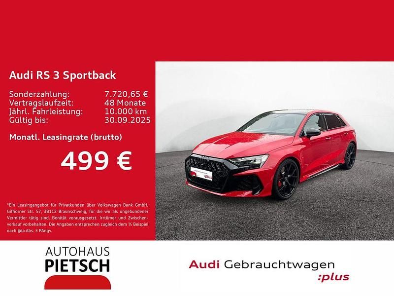 Rot Gebraucht 2024 Audi RS3 Sportback Sport Kleinwagen | 65.490 € (Fairer Preis) - Bild 1/4