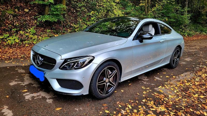 Gebraucht Mercedes C180 AMG 158 PS (116 kW) 2015 Silber Coupé