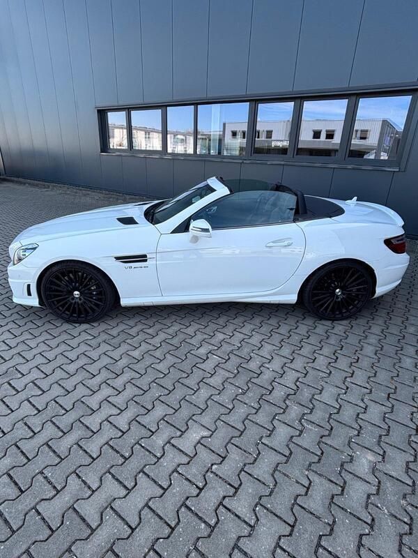 Weiß Gebraucht 2014 Mercedes SLK55 AMG AMG Cabrio | 41.500 € (Fairer Preis) - Bild 1/4