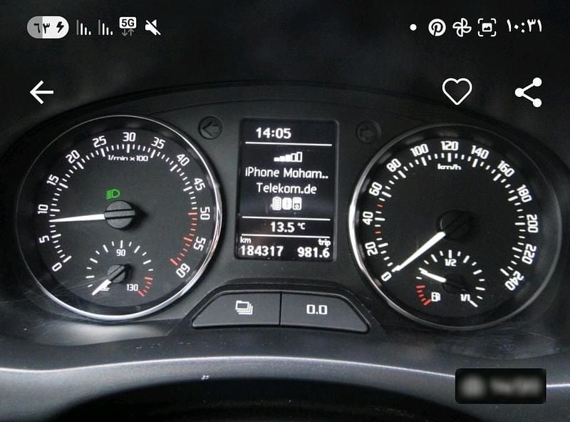 Gebraucht Skoda Fabia 90 PS (66 kW) 2013 Silber Kombi