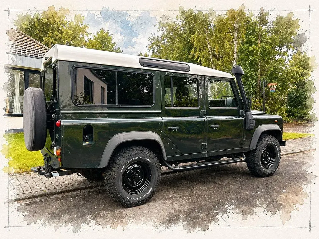 Gebraucht Land Rover Defender 122 PS (89 kW) 2004 Grün SUV