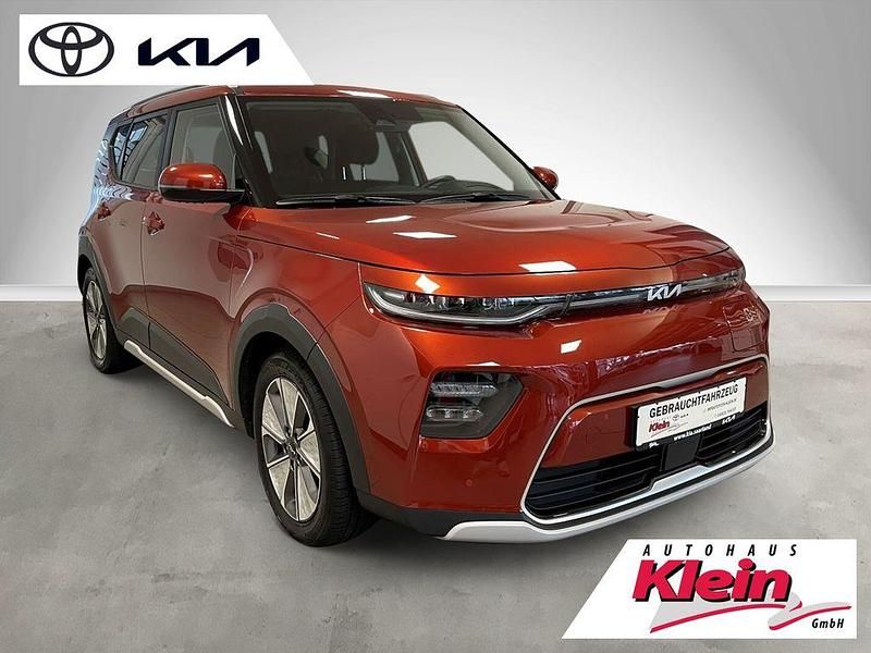 (m3r) mars orange m Gebraucht 2023 Kia Soul EV Inspiration SUV | 27.777 € (Fairer Preis) - Bild 1/4