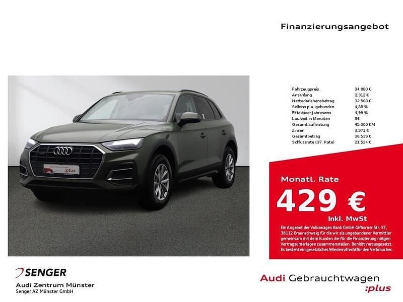 Distriktgrün metallic Gebraucht 2022 Audi Q5 Sport SUV | 34.880 € (Guter Preis) - Bild 1/4