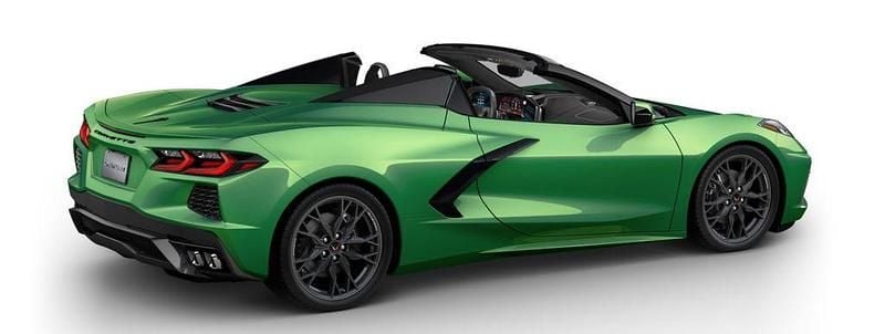 Nowe Corvette C8 495 KM (364 kW) 2025 Zielony Kabriolet