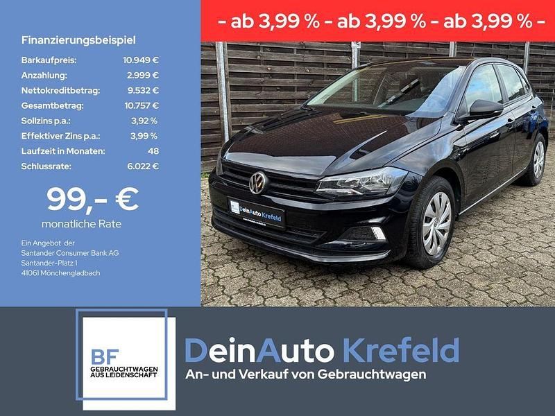 Schwarz Gebraucht 2019 VW Polo Kleinwagen | 10.949 € (Fairer Preis) - Bild 1/4