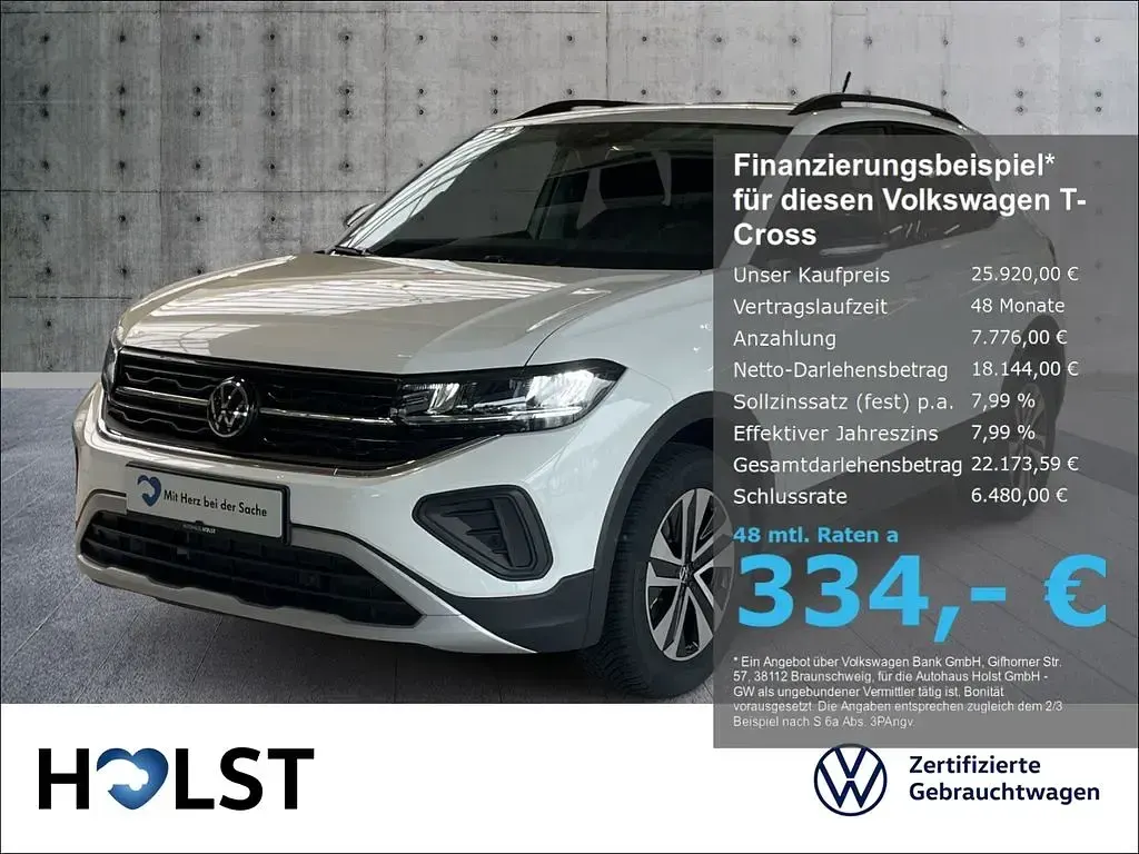 Gebraucht VW T-Cross 116 PS (85 kW) 2025 SUV