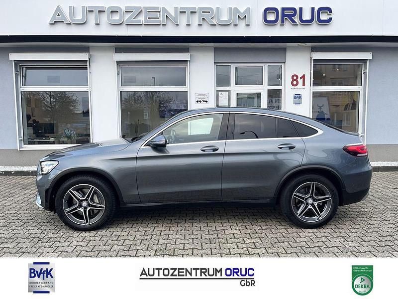 Selenitgrau Gebraucht 2019 Mercedes GLC220 AMG line Coupé | 38.980 € (Guter Preis) - Bild 1/4