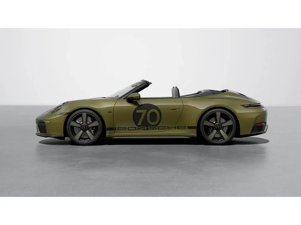 Ny Porsche 992 541 HK (397 kW) 2026 Grön Cab
