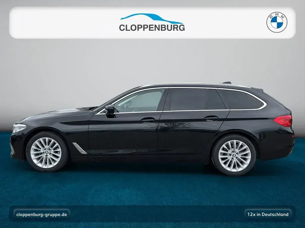 Gebraucht BMW 520 190 PS (139 kW) 2020 Saphirschwarz Kombi