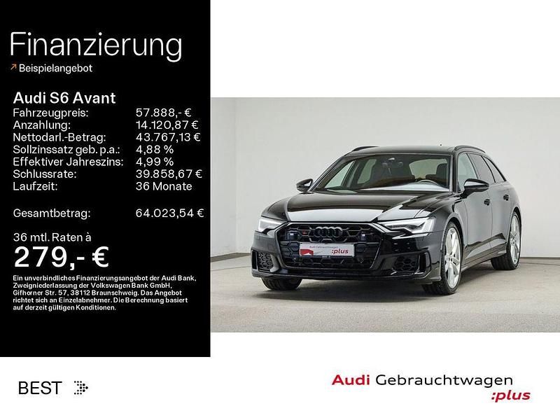 Brillantschwarz Gebraucht 2023 Audi S6 Sport Kombi | 57.888 € (Fairer Preis) - Bild 1/4