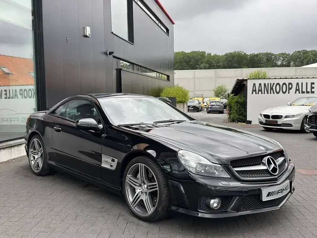 Gebraucht Mercedes SL63 AMG AMG 525 PS (386 kW) 2008 Schwarz Cabrio