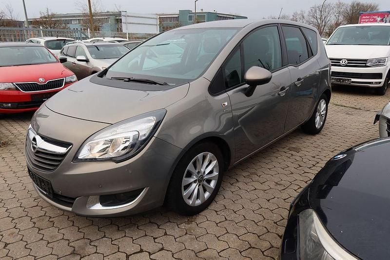 Grau Gebraucht 2016 Opel Meriva drive Van / Kleinbus | 5.990 € (Guter Preis) - Bild 1/4