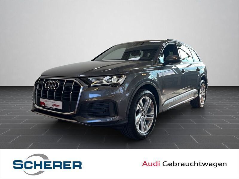 Samuraigrau metallic (metallic) Gebraucht 2022 Audi Q7 Ambiente SUV | 57.490 € (Superpreis) - Bild 1/2