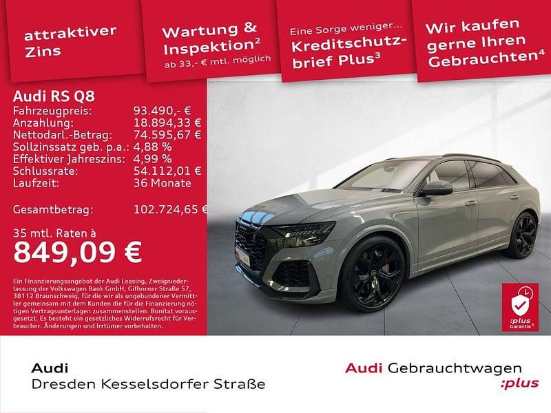 Nardograu Gebraucht 2022 Audi RS Q8 Ambiente SUV | 93.490 € - Bild 1/4