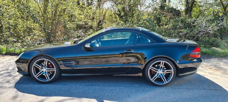 Schwarz Gebraucht 2005 Mercedes SL500 Cabrio | 18.200 € (Superpreis) - Bild 1/4
