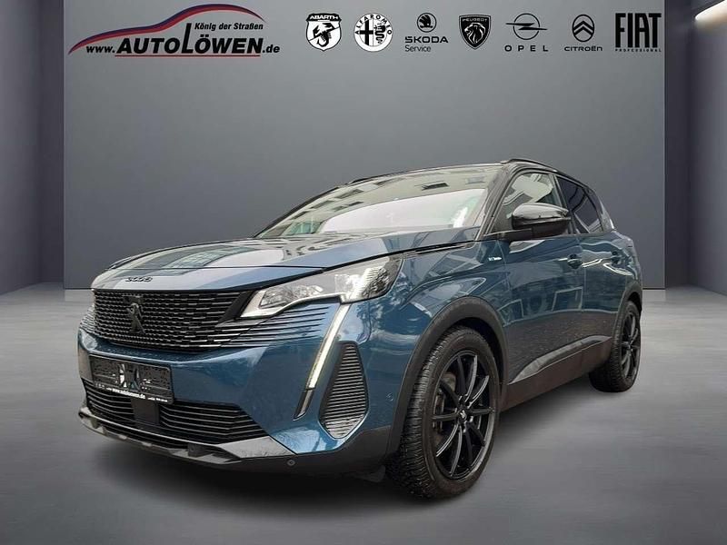 Blau Gebraucht 2021 Peugeot 3008 GT SUV | 25.450 € (Fairer Preis) - Bild 1/4