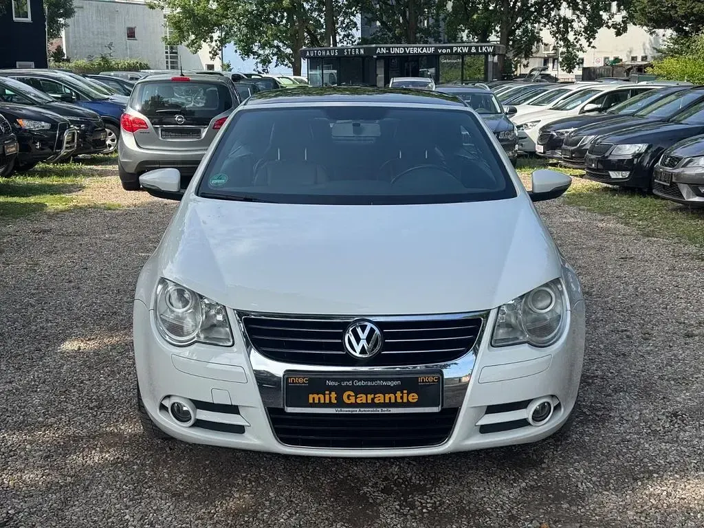 Gebraucht VW Eos 200 PS (147 kW) 2009 Weiß Cabrio