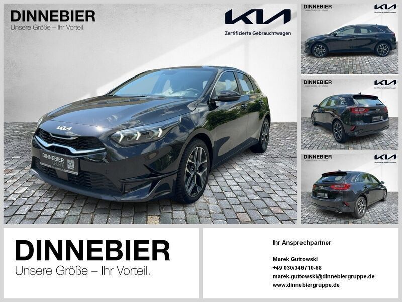 Schwarz (metallic) Gebraucht 2023 Kia Ceed Spirit Limousine | 24.389 € (Fairer Preis) - Bild 1/4