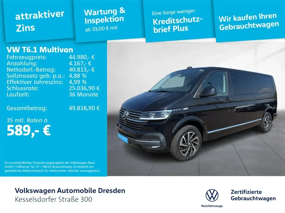 Usata VW Multivan Comfortline 199 CV (146 kW) 2020 Monovolume