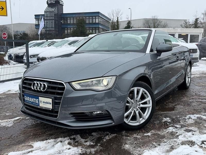 Grau Gebraucht 2015 Audi A3 Cabriolet Ambition Cabrio | 10.900 € (Guter Preis) - Bild 1/4