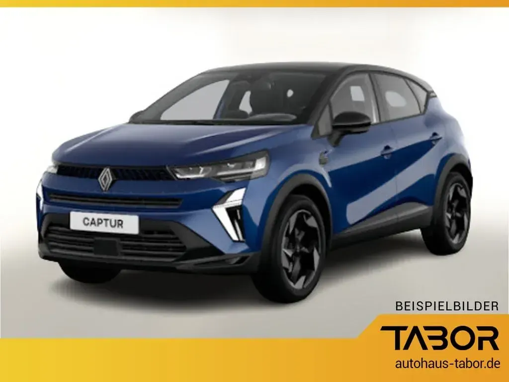 Neu Renault Captur Techno 101 PS (74 kW) 2025 Grau (stahlgrau metallic + highlandg) SUV
