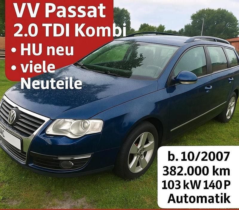 Blau Gebraucht 2017 VW Passat Kombi | 2.300 € - Bild 1/4