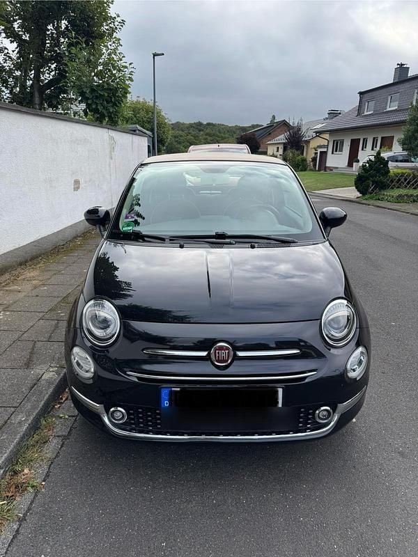 Schwarz Gebraucht 2016 Fiat 500C Lounge Cabrio | 9.300 € (Guter Preis) - Bild 1/4