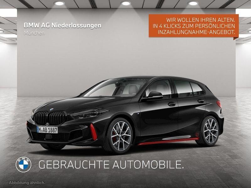 Schwarz Gebraucht 2022 BMW 128 Performance Limousine | 30.980 € (Fairer Preis) - Bild 1/4