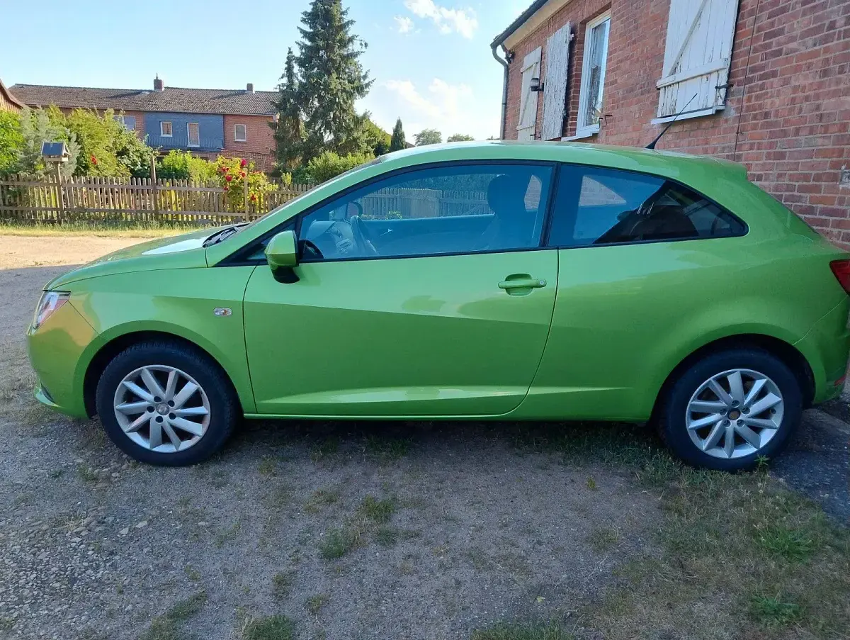 Gebraucht Seat Ibiza SC Style 69 PS (50 kW) 2012 Grün Kleinwagen