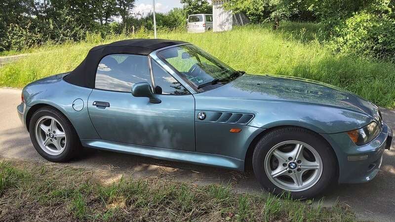 Blau Gebraucht 1999 BMW Z3 Cabrio | 12.500 € (Superpreis) - Bild 1/4